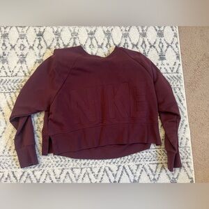 Nike cropped sweater